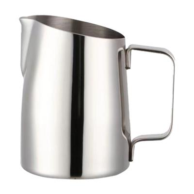 China Amazon Hot Sale 420ml High Quality Wholesale CLASSIC Stainless Steel Coffee Art Milk Frothing Cup Pitcher Blue Color Bartender Tools for sale