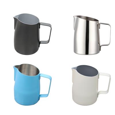 China Wholesale CLASSIC Cappuccino Jug Espresso Pitcher Steaming Pot Metal Stainless Steel Milk Jug Milk Jug Steaming Pitcher for sale