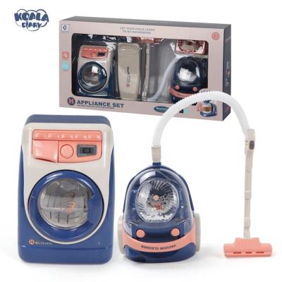 China ABS Mini Simulation Dollhouse Furniture Kitchen Toys Children Kids Play Room Toy Washing Machine Toys For Girls for sale