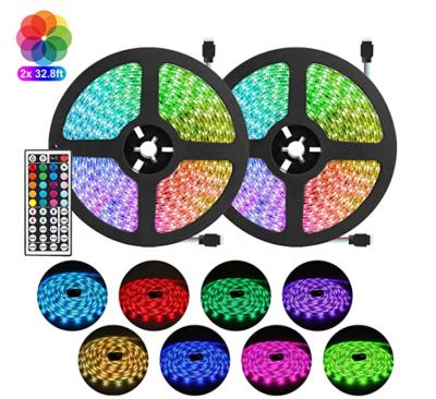 China LANDSCAPE RGB LED Strip Kits with 44 Key Remote Controller RGB LED Strip 5050 Chips EU/US/UK/AU Power Adapter for sale