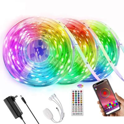 China LANDSCAPE LED Strip Kits RGB Light Strip With APP Control Music Timing 15M/Set Waterproof Strips For Smart Home for sale