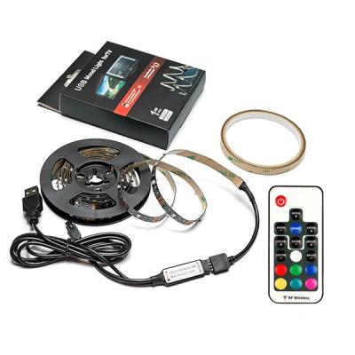 China Residential 5V USB Power TV Backlight Led Strip Light With 17keys RF Remote Controller for sale