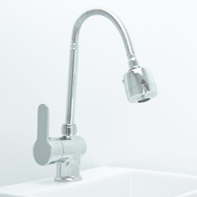 China Pull Out Kitchen Cheap Single Faucet Zinc Spray Handle Flexible Faucet for sale