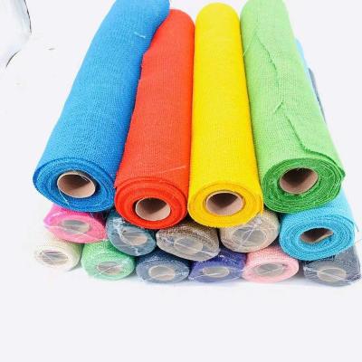 China Europe Stylish Hot Selling Multi Color Hessian Burlap Roll, Hessian Burlap Roll For Crafting And Decoration Purpose for sale