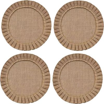 China American Style Hemp Rope Around The Place Insulation Table Mat Hemp Jute Rope Mat Woven Table Mat Thickening Insulation Linen Tea Soup Plate 1 Hot Buying for sale