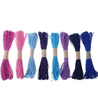 China Double Color Eco - Friendly Natural Baling Twine Tie Down DIY Craft Cotton Twine Rope for sale