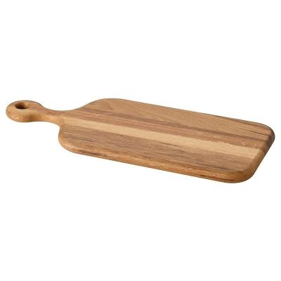 China Latest Design Wooden Serving Chopper Oak Wood Sustainable With Handle for sale