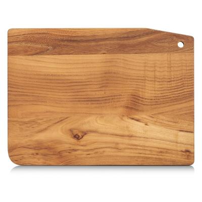 China MOQ Viable Lower Teak Wood Cutting Board With Engraving Logo Customized for sale