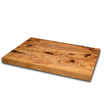 China Good Quality Viable Rustin Olive Wood Cutting Board Rectangle Shape Large Size Olive Board for sale