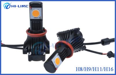 China H8 H9 H11 H16 Motorcycle LED Car Headlight Bulbs , Car Accessories Headlight Replacement for sale