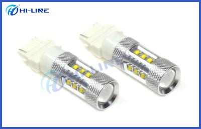 Cina bianco della lampadina 80W della lente LED del proiettore di Epistar LED del Cree della lampadina 3156 T25s 16 SMD dell'automobile LED di 80w 830LM 780LM in vendita