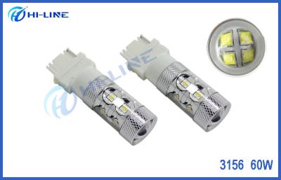 China 2x3156 van de Witte LEIDENE van het hoge Machts60w CREE Kristal Achteruitrijlamp 3157 Signaalrem Auto Gloeilamp Te koop