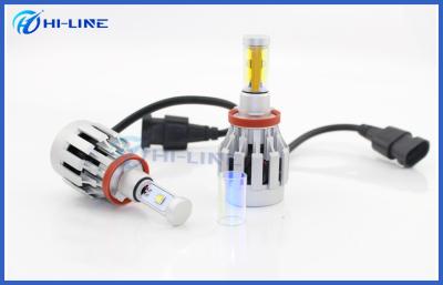 China Super Bright Cree LED Headlight Bulbs H8 H9 H11 H16 2000lm 3000k Gold Automotive Driving Light for sale