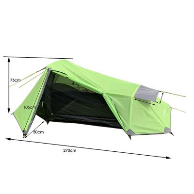 China Top Selling Extended Type Guaranteed Quality 1 Person Outdoor Life Camping Tent One Man Tent for sale