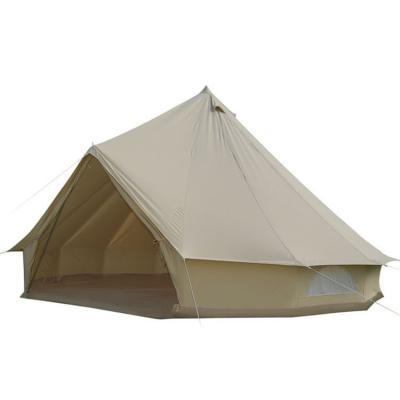 China Extended Type Outdoor Camping Bell Tents Hot Selling Large House 3m 4m 5m 6m Quality Various Sizes Guaranteed Rust Proof Family for sale