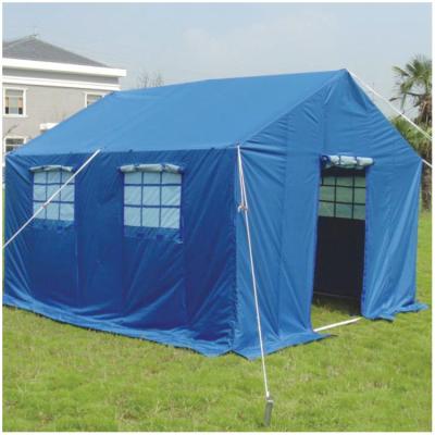 China Extended Type 6 Person 3x4m Tent For Outdoor Disaster Disaster Blue Living Tents For Living In Heavy Duty Relief Refugee Camping Tents for sale