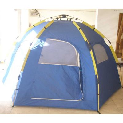 China Diagonal Tying Type Custom Portable Outdoor 6-Sided Pop Up Tent Escape Shelter Instant Screen Quick Freeze Tent Outdoor Camping for sale