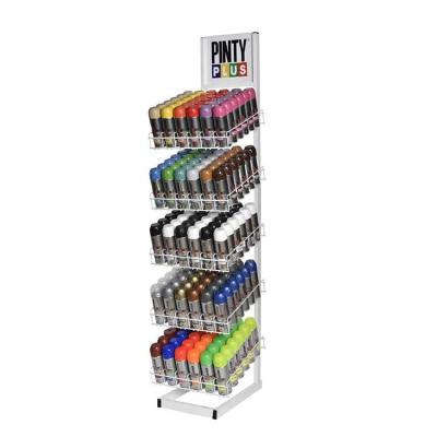 Китай 4 Tier Metal Spraycan Rack Aerosol Can Display Stand For Retail Store продается