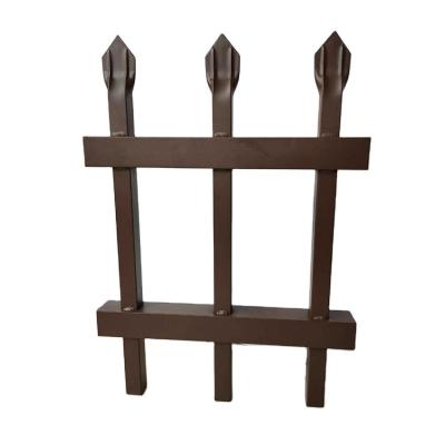 China Easily Assembled Powder Coated Black Rot Proof Parts Cast Iron Prices Picket Aluminum Solid Fencing for sale