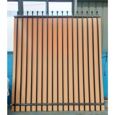 China Eco - Friendly Decorative Safety Easily Assembled Aluminum Fence Panels Metal Black Fance for sale