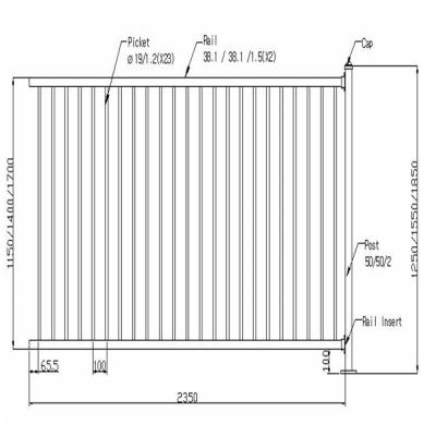 China Easily assembled porcelain barrier for sale