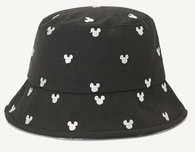 China Cute Mickey Pattern Image Summer Cartoon Leisure Sunscreen Outdoor Bucket Hats for sale