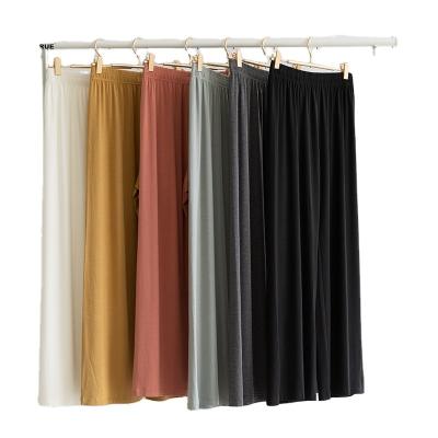 China 2022 Ultra-thin Anti-wrinkle Meiyabi Heating Ladies Loose Soft Home Pants for sale