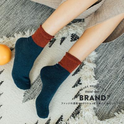 China Breathable High Quality Cotton Colorful Slouch Socks For Women Socks Ladies Slouch Socks for sale