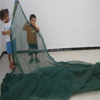 China Monofilament Good Quality PE HDPE Plastic Braided Fishing Net Webbing For Shrimp Trawl for sale