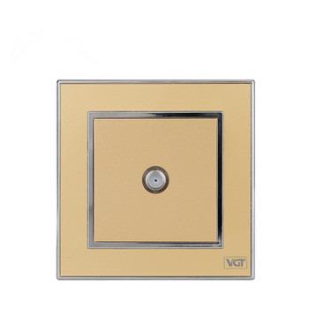 China Flex Outlet VGT Manufacturers Bakelite Outlet Cover Blank Plate Cable/Satellite Electric Gym Home Wall/Wall Flat Switch for sale