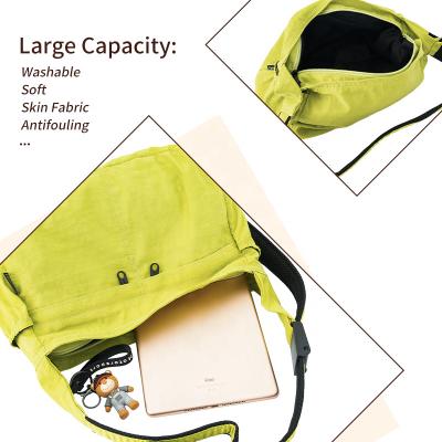 China Waterproof Lightweight Foldable Large Capacity wholesale unisex women men fashion large capacity outdoor sport travel crossbody shoulder bag sling vintage nylon messenger bag for sale