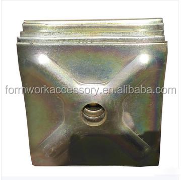 China Q235 Formwork Tools Tie Rod Wing Nut Waller Plate for sale