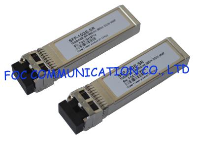 China transmisor-receptor óptico 10Gbps los 300M con varios modos de funcionamiento de 850nm SFP para la red de la fibra en venta