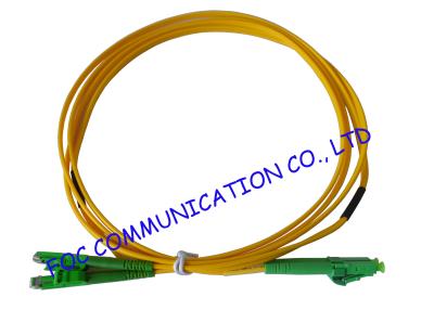 中国 LX.5/APC - LC/APC の繊維光学パッチは FTTH のために適した SFF のタイプをケーブルで通信します 販売のため