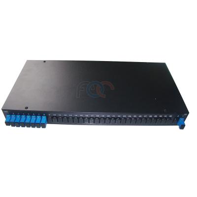 China FC UPC 1x8 Rack Mount Plc Splitter For FTTH Passive Optical Network for sale