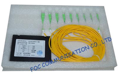 China Low Insertion Loss Plc Fiber Optic Splitter / Fttx Ftth Splitter Optical Fiber for sale