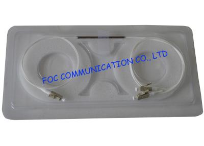 China LC Fiber Optic Coupler Multimode Mini Type 0.5m with 0.9mm Tube For FTTX for sale