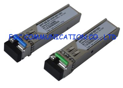 China optisches Singlemode einzelne Faser Transceivermodul Bidi 1.25G Gigabit Ethernet sfp zu verkaufen