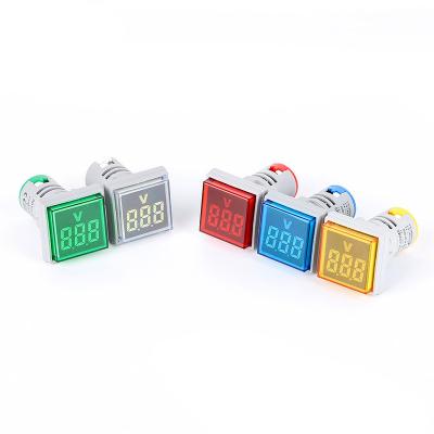 China High Quality Square Large Screen AC50-500V 22mm Mini Digital Voltmeter Indicator AD101-22VM for sale