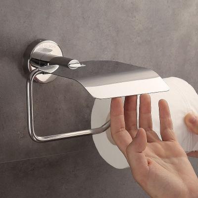 China Waterproof Tissue Holder with Phone Shelf Tissue Holder, Multifunctional Luxury Metal Toilet Paper Roll Holder Wall Mount Paper Tissue Box Holder for sale