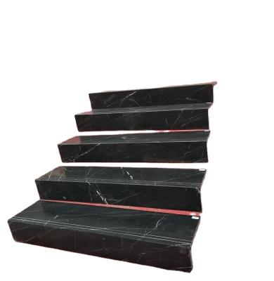 China Modern White Marble Staircase For Hotel Lobby Floor And Wall Customized Size for sale