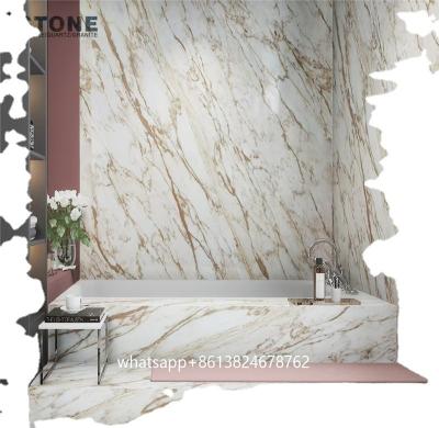 China calacutta gold free marble for bathroom wall and stair case with carrara gold natrual marble slab for sale