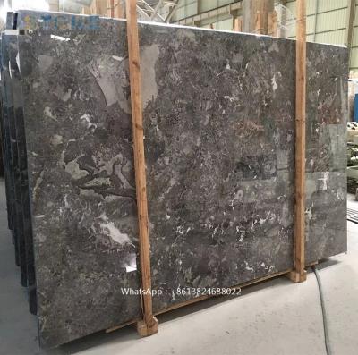 China Modern CHEAP Gray Marble Polished Foshan Slabs for sale