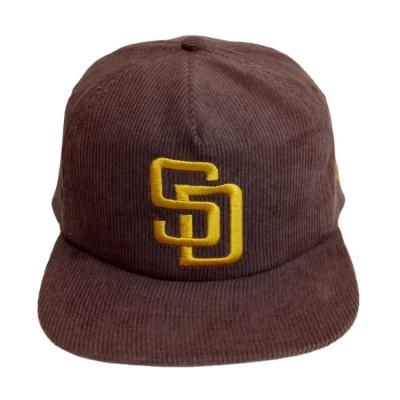 China JOINT Wholesale Fashion Custom Logo Embroider Baseball Hats Corduroy Dad Hat for sale