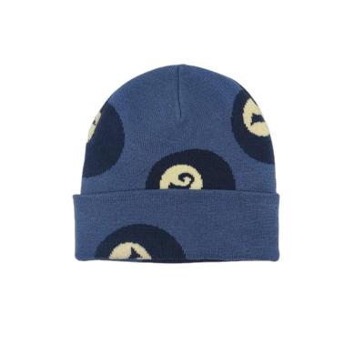 China COMMON 100% Acrylic Jacquard Beanie With Custom Warm Winter Hat for sale