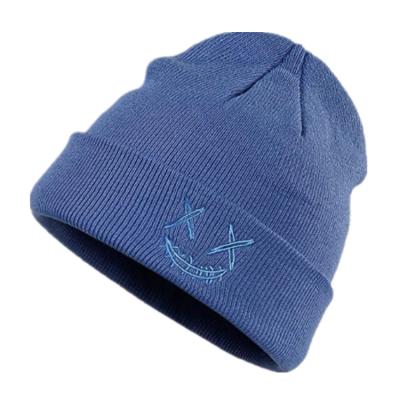 China COMMON Winter Beanie Hats For Women Skull Stretchy Warm Hat With Embroidery Logo for sale