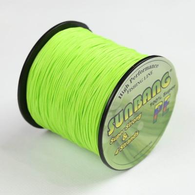 China High Strength Braided Fishing Line 8 Strands Japan Material Fishing Line for sale