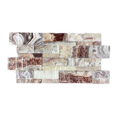 China Red Exterior Cement Brick Culture Veneer Marble Wall Panel culture Stone for sale