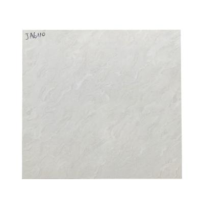 China High Gloss Soluble Salt Floor Ivory White Colour Vitrified Polished Porcelain Tiles 60X60 for sale