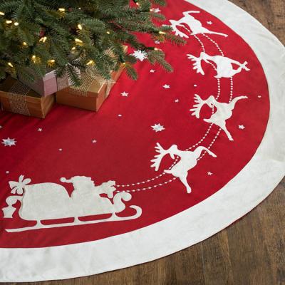 China High Quality Christmas Decoation Christmas Tree Skirt For Christmas Decoration for sale